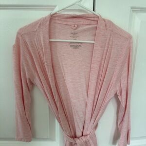 Posh Peanut Maternity Robe, size Medium in light Pink